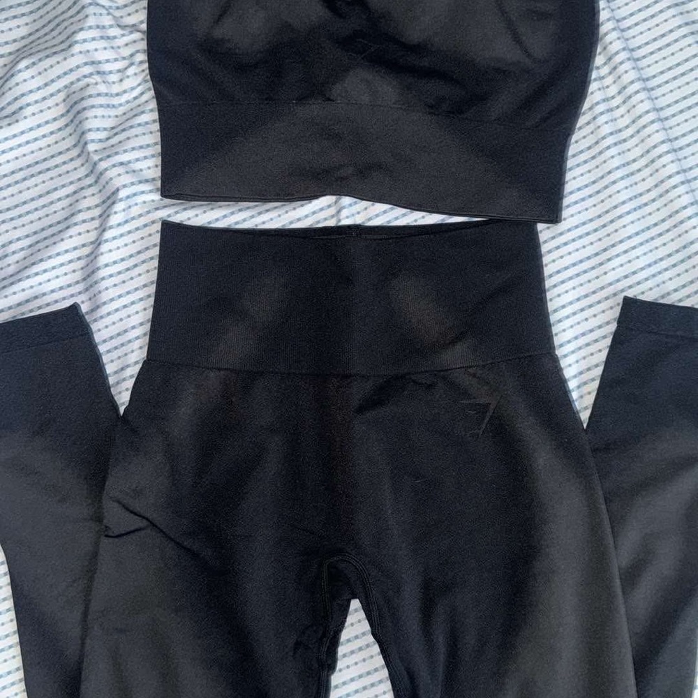 Gymshark Blur Seamless Workout Set - High Waist Leggings & Crop Top NWOT